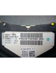 Recambio de cuadro instrumentos para peugeot 307 break / sw (s1) sw pack referencia OEM IAM 9646742480   2