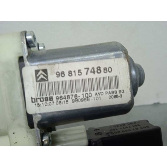 Recambio de motor elevalunas delantero derecho para citroën c4 berlina lx referencia OEM IAM 9681574880 984940100 