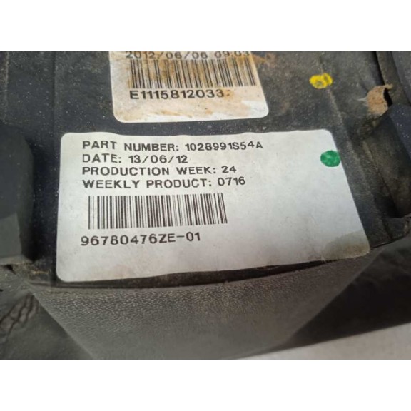 Recambio de volante para peugeot 508 2.0 16v hdi fap referencia OEM IAM 96780476ZE  CON MANDOS