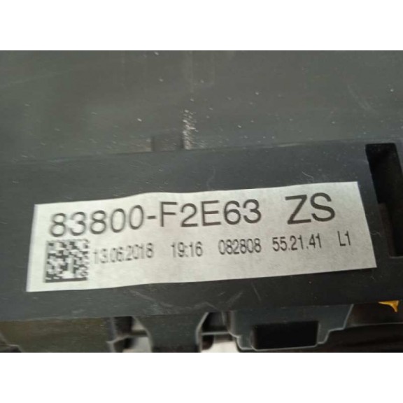 Recambio de cuadro instrumentos para toyota auris hybrid active referencia OEM IAM 83800F2E63  