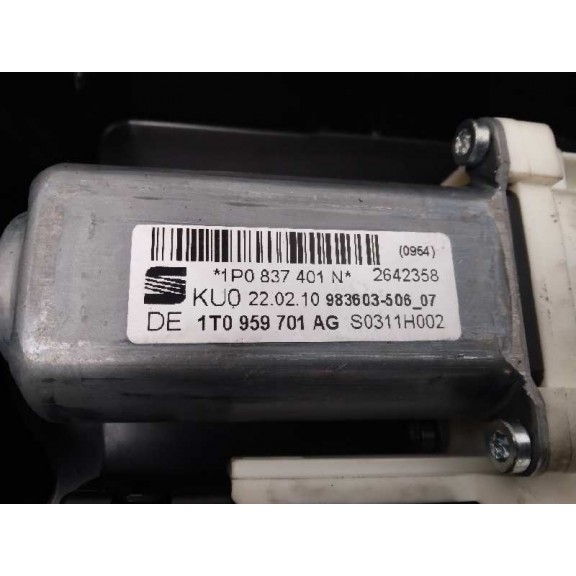 Recambio de elevalunas delantero izquierdo para seat leon (1p1) stylance / style referencia OEM IAM 1P0837401S 1P0837401N 