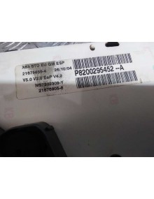 Recambio de cuadro instrumentos para opel vivaro combi 2.7t corto referencia OEM IAM 8200295452   2