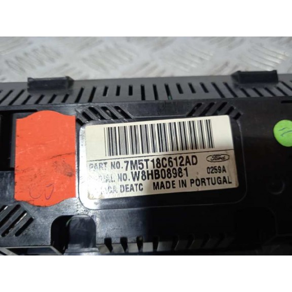 Recambio de mando climatizador para ford c-max (cb3) trend referencia OEM IAM 7M5T18C612AD  