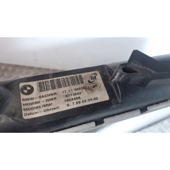 Recambio de radiador agua para bmw x3 (e83) xdrive 20d referencia OEM IAM 17113403551 17113414986 3403551
