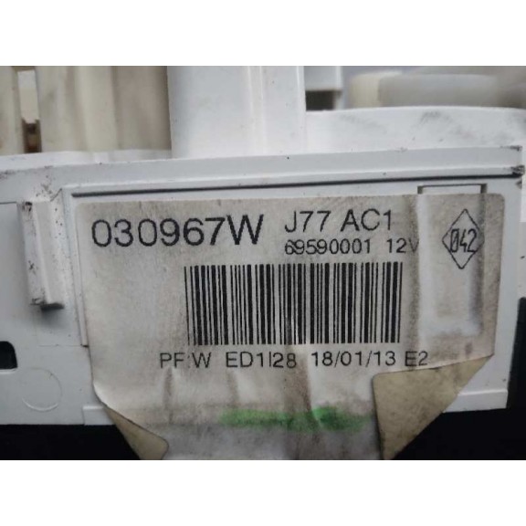 Recambio de mando calefaccion / aire acondicionado para renault clio iii exception referencia OEM IAM 69590001 030967W 
