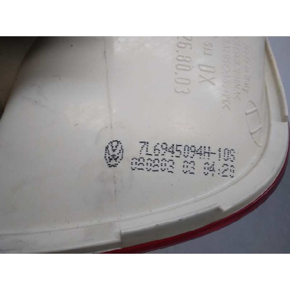 Recambio de piloto trasero derecho interior para volkswagen touareg (7la) tdi r5 referencia OEM IAM 7L6945094H  