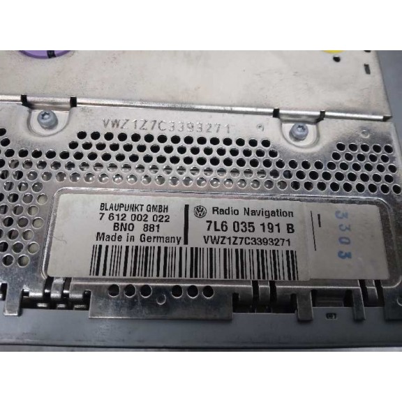 Recambio de sistema navegacion gps para volkswagen touareg (7la) tdi r5 referencia OEM IAM 7L6035191B 7612002022 
