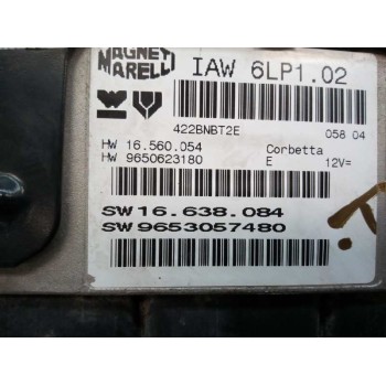 Recambio de centralita motor uce para peugeot 307 cc (s1) 2.0 referencia OEM IAM 9653057480  