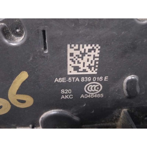 Recambio de cerradura puerta trasera derecha para skoda superb (3v3) ambition referencia OEM IAM A6E5TA839016E 7 PINES 