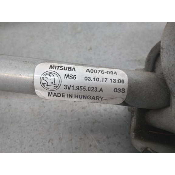 Recambio de motor limpia delantero para skoda superb (3v3) ambition referencia OEM IAM 3V1955023A 3 CABLES 