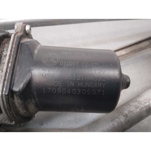 Recambio de motor limpia delantero para skoda superb (3v3) ambition referencia OEM IAM 3V1955023A 3 CABLES 