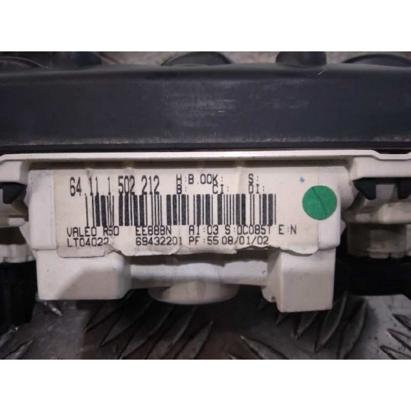 Recambio de mando calefaccion / aire acondicionado para bmw mini (r50,r53) one referencia OEM IAM 64111502212  