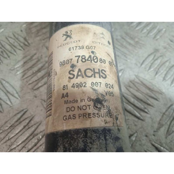 Recambio de amortiguador trasero derecho para citroën ds5 style referencia OEM IAM 9807784080  