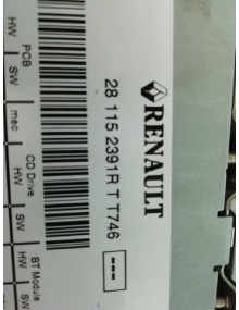 Recambio de sistema audio / radio cd para renault twingo dynamique referencia OEM IAM 281152391R   2