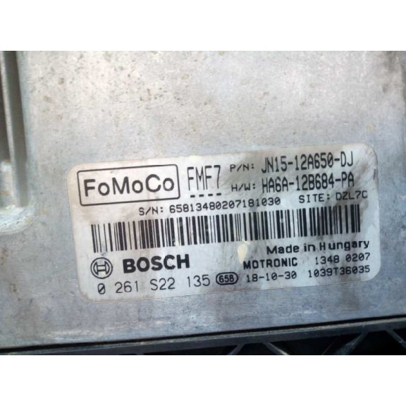 Recambio de centralita motor uce para ford ecosport (cr6) trend+ referencia OEM IAM JN1512A650DJ 0261S22135 