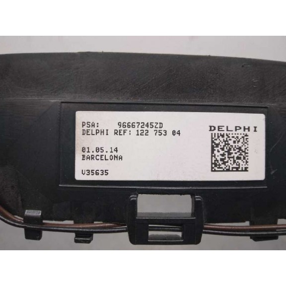 Recambio de mando volante para citroën c4 picasso 1.6 e-hdi fap referencia OEM IAM 96667245ZD CAMBIO MARCHAS 