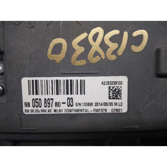 Recambio de sistema audio / radio cd para citroën c4 picasso 1.6 e-hdi fap referencia OEM IAM 9805089780 NAVEGADOR PANTALLA