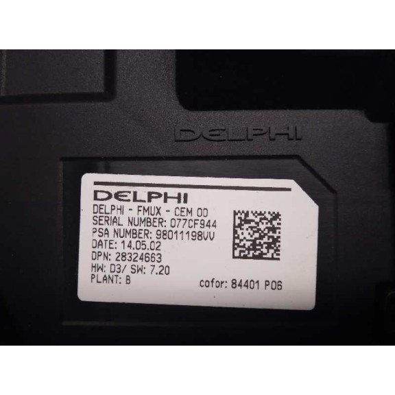 Recambio de sistema audio / radio cd para citroën c4 picasso 1.6 e-hdi fap referencia OEM IAM 9805089780 NAVEGADOR PANTALLA