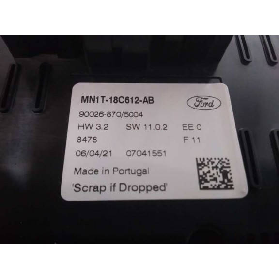 Recambio de mando climatizador para ford puma st-line referencia OEM IAM MN1T18C612AB  