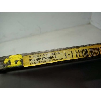 Recambio de condensador / radiador aire acondicionado para citroën c4 picasso feel referencia OEM IAM 9816746580  