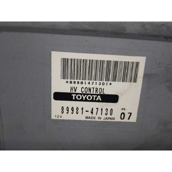 Recambio de centralita motor uce para toyota prius (nhw20) basis referencia OEM IAM 8998147130  