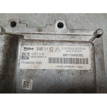 Recambio de centralita motor uce para citroën c-elysee (dd_) 1.2 vti 82 referencia OEM IAM 9811545080  