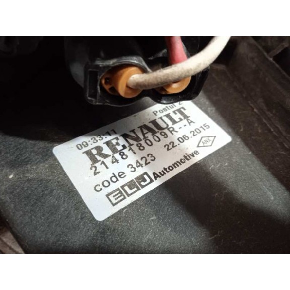 Recambio de electroventilador para dacia sandero stepway referencia OEM IAM 214818009R 5YY0584 