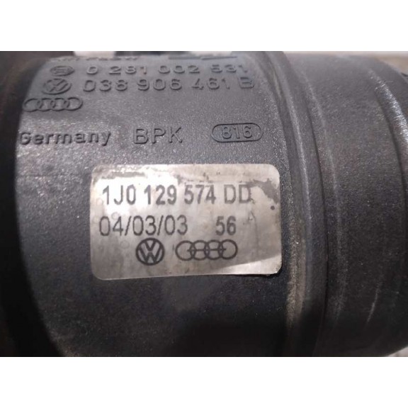 Recambio de caudalimetro para audi a3 (8l) 1.9 tdi ambiente referencia OEM IAM 038906461B 0281002531 1J0129574DD