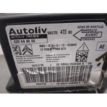 Recambio de centralita airbag para citroën c4 picasso feel referencia OEM IAM 9807547380  