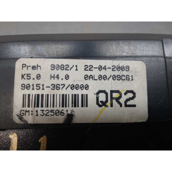 Recambio de mando climatizador para opel astra h ber. edition referencia OEM IAM 13250616  