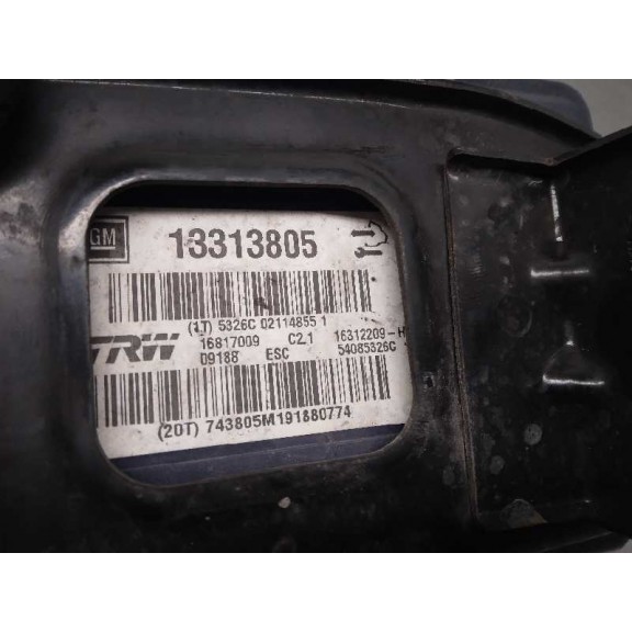 Recambio de abs para opel insignia berlina cosmo referencia OEM IAM 13313805  