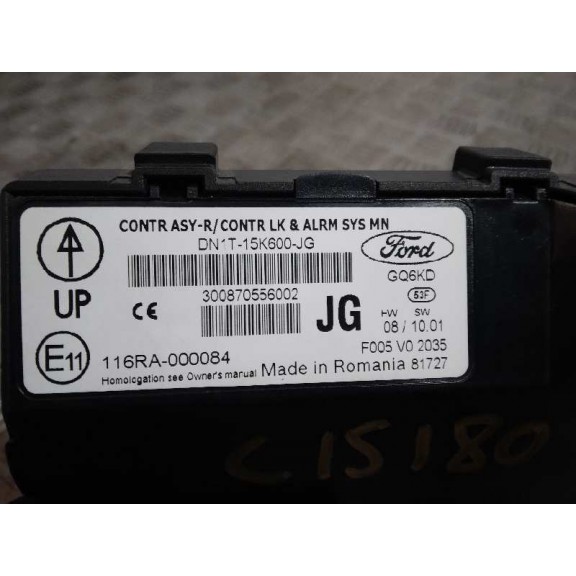 Recambio de modulo electronico para ford tourneo courier (c4a) titanium referencia OEM IAM DN1T15K600JG CIERRE CENTRALIZADO 116R