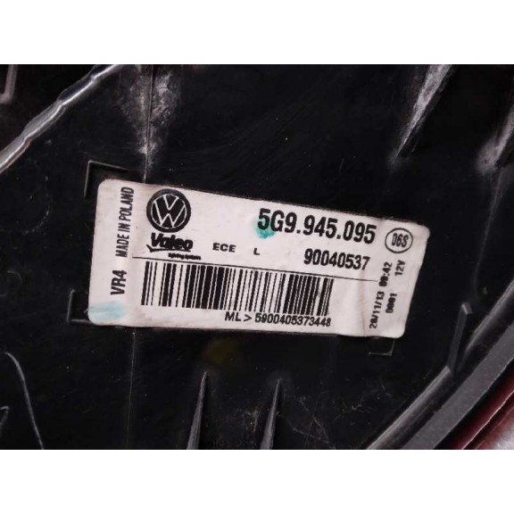 Recambio de piloto trasero izquierdo para volkswagen golf vii variant (bv5) advance bmt referencia OEM IAM 5G9945095 90040537 