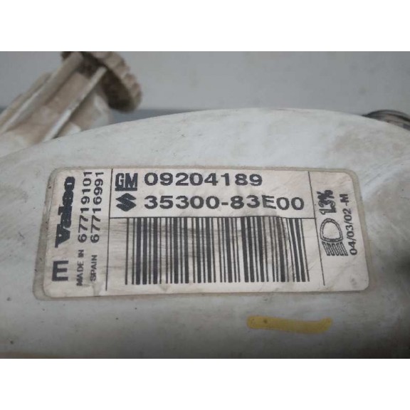 Recambio de faro izquierdo para opel agila básico referencia OEM IAM 09204189 SOPORTE ROTO 