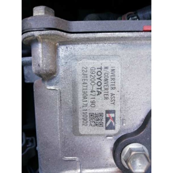 Recambio de bateria para toyota auris hybrid active referencia OEM IAM G920047190 CONVERTIDOR 2.018KM REALES