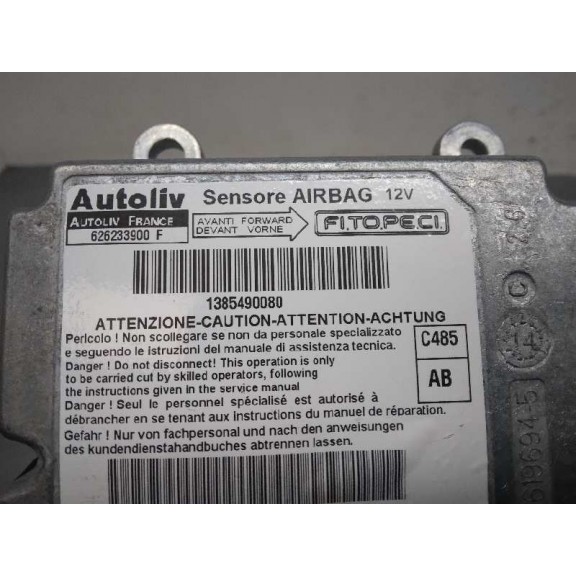 Recambio de kit airbag para fiat qubo (300) dynamic referencia OEM IAM 1353636080 PRETENSORES OK 