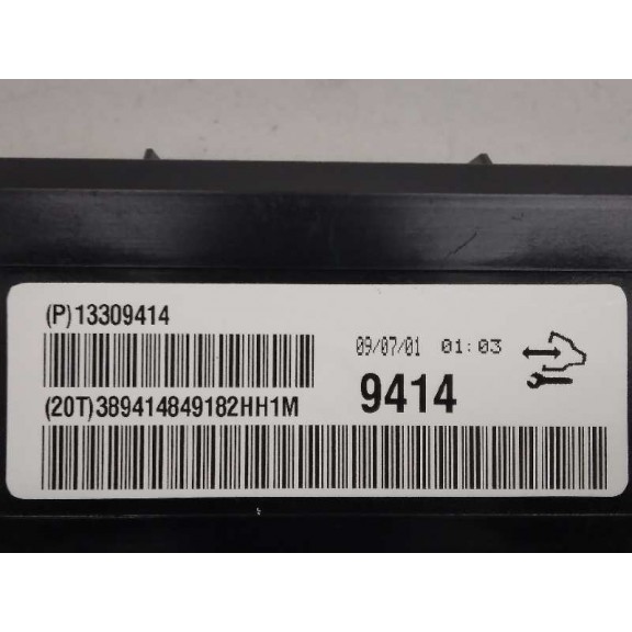 Recambio de mando climatizador para opel insignia berlina cosmo referencia OEM IAM 13309414  