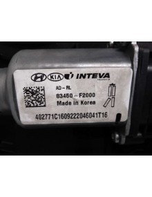 Recambio de elevalunas trasero izquierdo para hyundai elantra (ad)(2016) klass referencia OEM IAM 83470F200 83450F2000 2 PINES 2