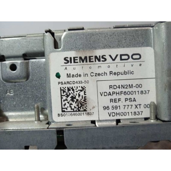 Recambio de sistema audio / radio cd para citroën c4 grand picasso sx referencia OEM IAM 96571777XT  