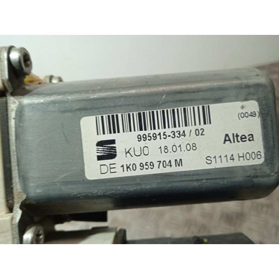 Recambio de motor elevalunas trasero derecho para seat altea xl (5p5) family referencia OEM IAM 1K0959704M 995915334 