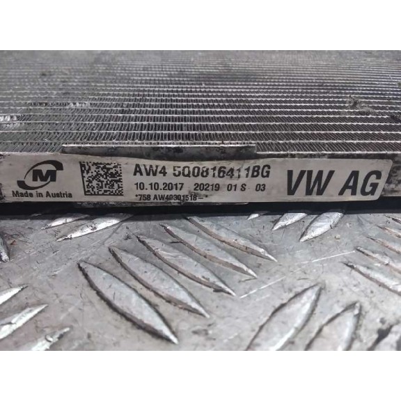 Recambio de condensador / radiador aire acondicionado para skoda superb (3v3) ambition referencia OEM IAM 5Q0816411  