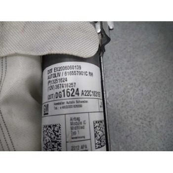 Recambio de airbag cortina delantero derecho para opel zafira tourer excellence referencia OEM IAM 13251624  
