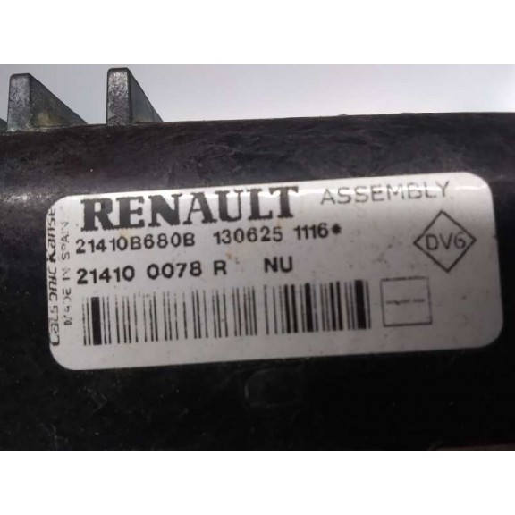 Recambio de radiador agua para renault captur zen referencia OEM IAM 214100078R 8660003460 214102590R