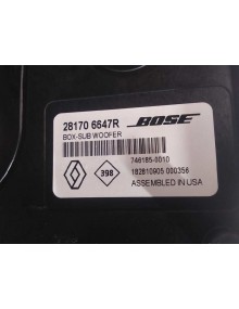 Recambio de altavoz para renault megane iv berlina 5p r.s. trophy referencia OEM IAM  KIT JUEGO ALTAVOCES Y CENTRALITA MARCA BOS 2