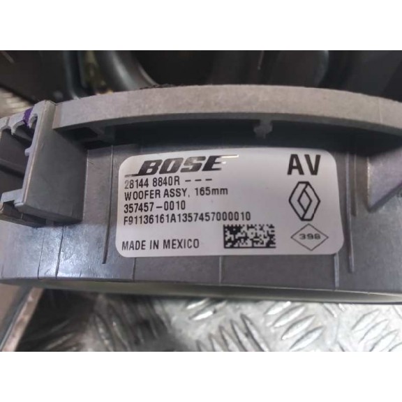 Recambio de altavoz para renault megane iv berlina 5p r.s. trophy referencia OEM IAM  KIT JUEGO ALTAVOCES Y CENTRALITA MARCA BOS