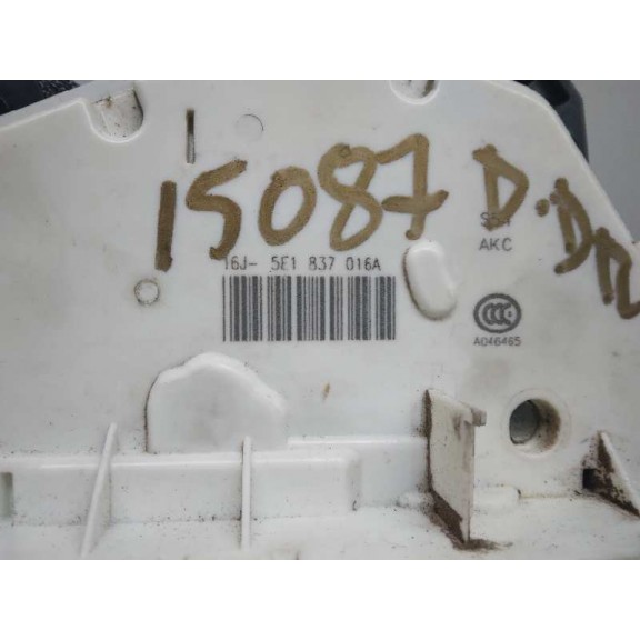 Recambio de cerradura puerta delantera derecha para skoda octavia combi (5e5) style referencia OEM IAM 16J5E1837016A 7 PINES 