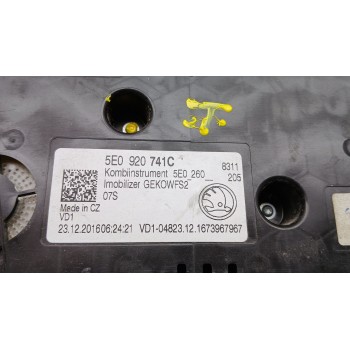Recambio de cuadro instrumentos para skoda octavia lim. (5e3) ambition referencia OEM IAM 5e0920741c  