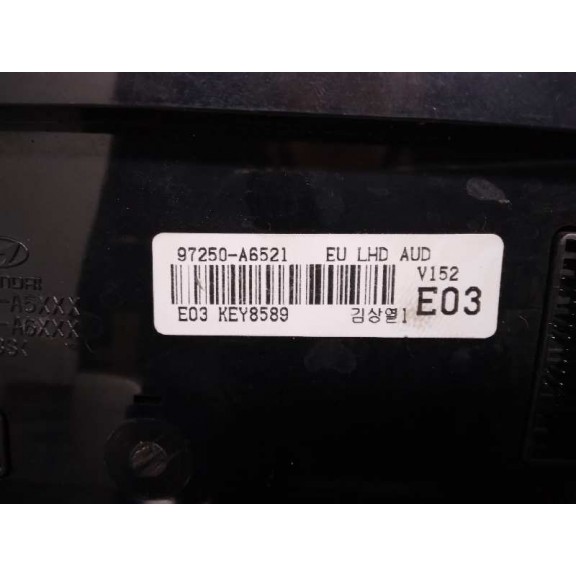 Recambio de mando climatizador para hyundai i30 (gd) tecno referencia OEM IAM 97250A6521  