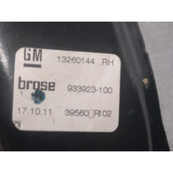 Recambio de elevalunas delantero derecho para opel astra j gtc sport referencia OEM IAM 20951582 ELÉCTRICO 7 PINES 966436104