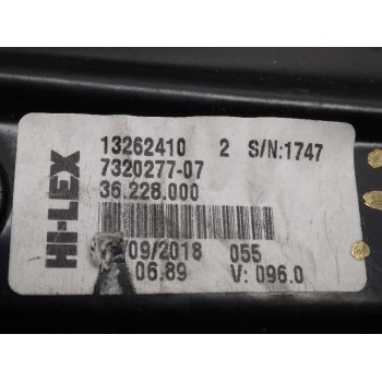 Recambio de elevalunas delantero izquierdo para mini mini (f56) one d referencia OEM IAM 71019003 5 PINES 732027707